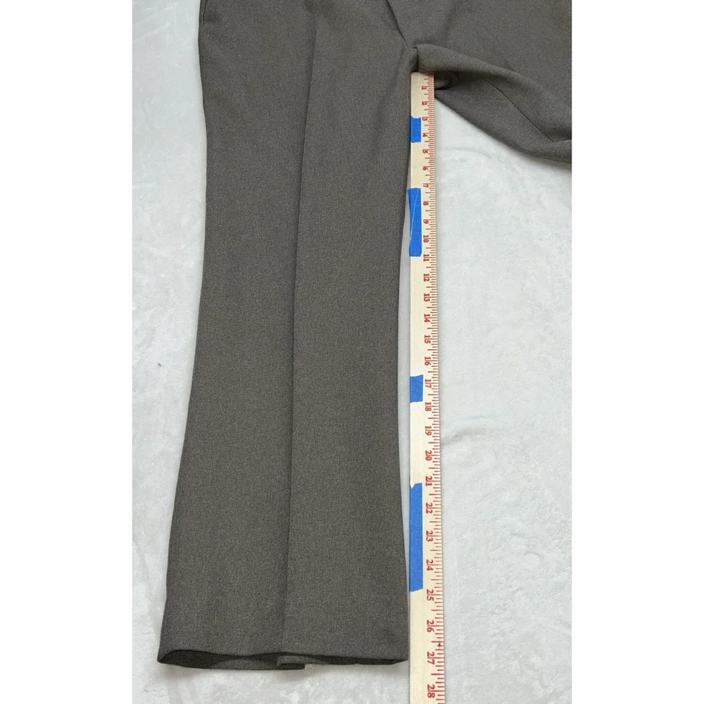 Vintage 80s Levis Menswear Action Slacks Pleated Mens 36x27 Brown‎ Sta-prest